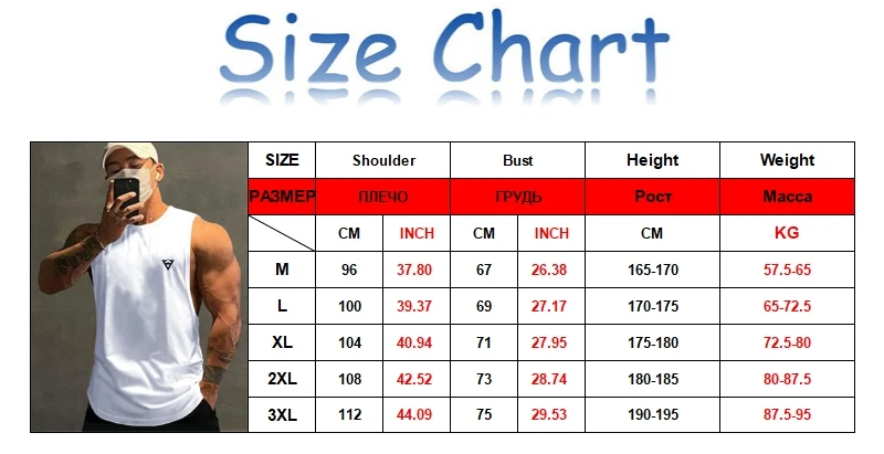 Summer New Tide Brand White Tank Top Y2K Sleeveless T Shirt Men Sport Gym Clothing Mens Fitness Tank Tops Camiseta Gym Hombre - Image 6
