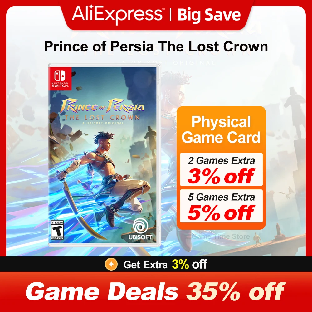 Prince of Persia The Lost Crown Nintendo Switch Game Deals 100% Official Physical Game Card New Game for Switch OLED Lite