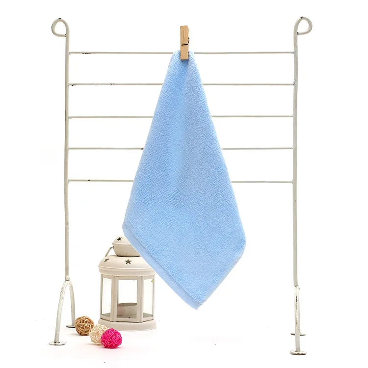 Small Square Towel 30x30cm Kindergarten Pure Bamboo Fiber Small Towel Children\'s Face Towel Saliva Towel