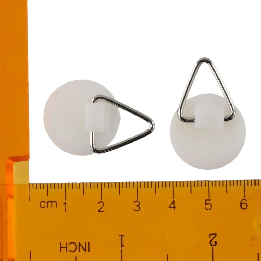 10 Pcs Without Nails Plastic Invisible Adhesive Picture Hangers Photo Frame Hangers Plate Hanger Plate Holders