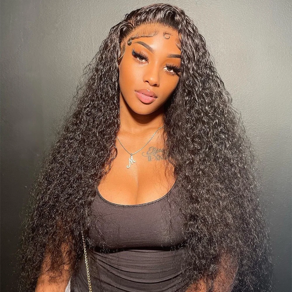 

13x6 Hd Water Wave Lace Front Wigs For Women Brazilian Curly Wet And Wavy Lace Wig Human Hair Pre Plucked Deep Wave Frontal Wig