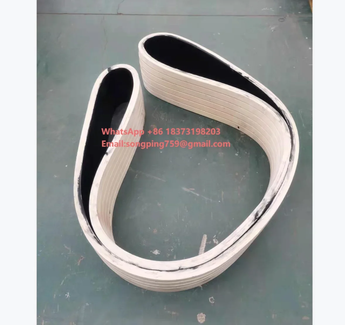 

Запчасти для деревообрабатывающих станков: Резиновый конвейер для шпонорезательных машин