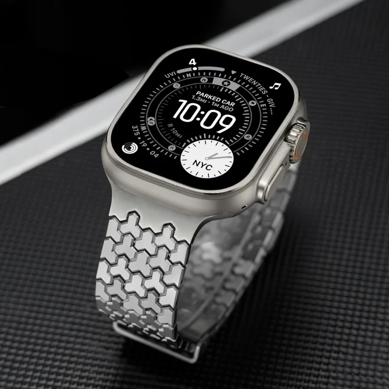

Luxury Stainless Steel Band For Apple Watch Ultra 3 11 10 9 8 7 SE 6 5 Magnetic Metal Strap For iWatch 42mm 44mm 45mm 46mm 49mm