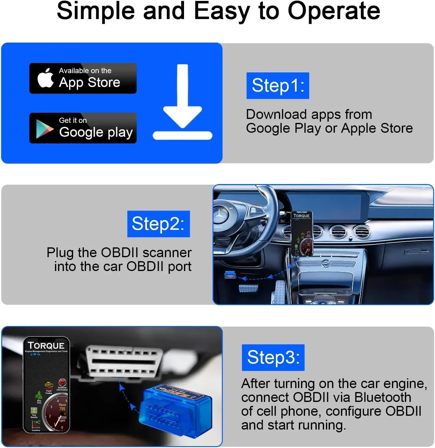 Mini ELM327 Bluetooth OBD2 Scanner Code Reader V1.5/V2.1 Car Diagnostic Tools Check Engine Scan Car Fault Detector 16PIN image 5