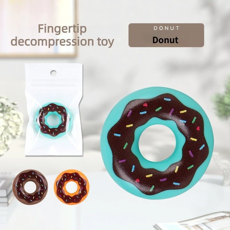 LDEDC 쿠키 3D 프린팅 자석 푸시앤슬라이드 피젯 토이 데스크탑 스트레스 해소용