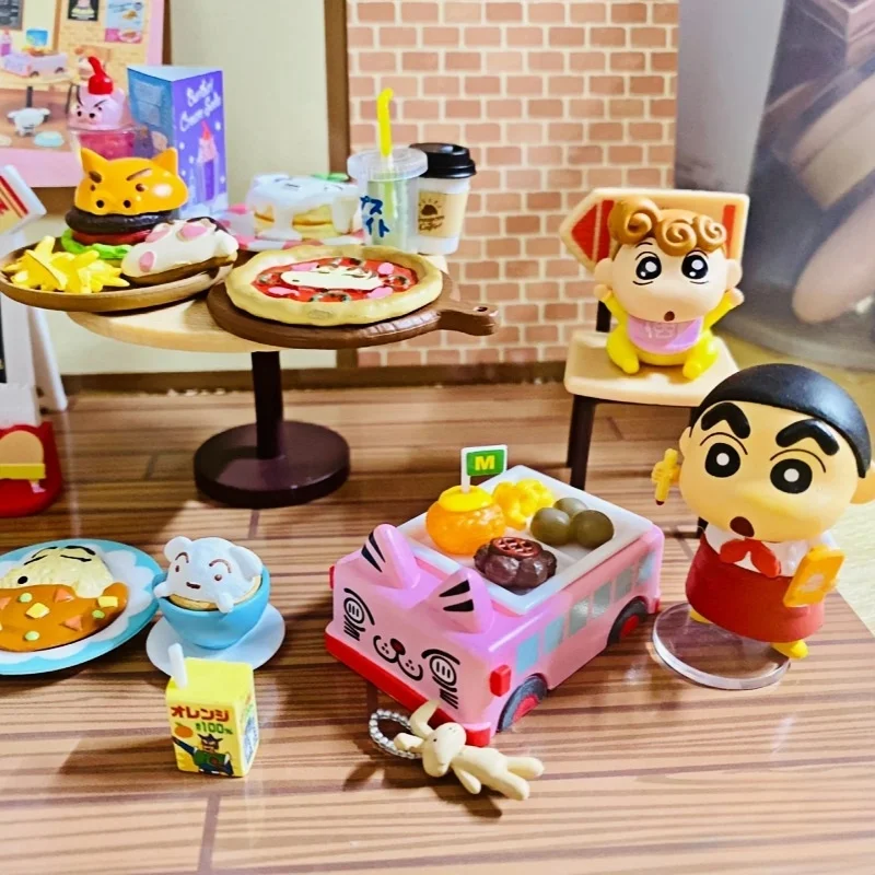 

Re-Ment Аниме Карандаш Шин-Чан Q Версия Фигурка ПВХ Миниатюрная Сцена Модель Статуя Рементное Витое Яйцо Игрушки Кукла в Подарочной Коробке