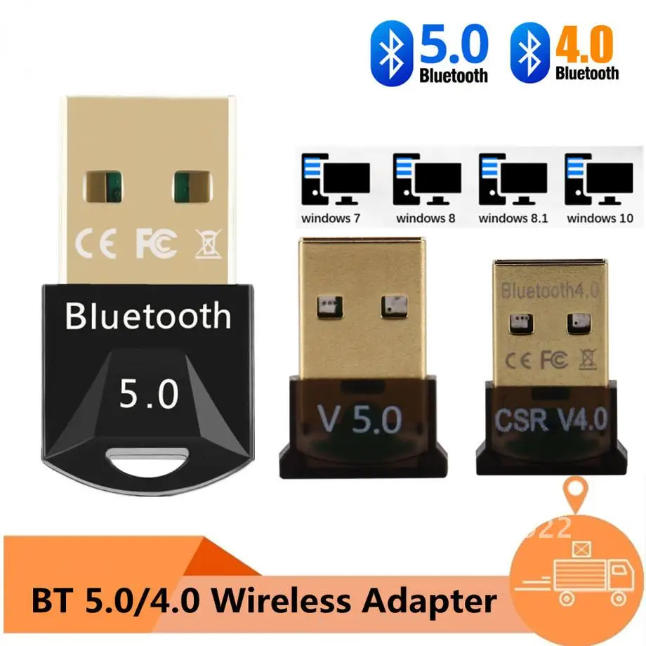 

Bluetooth 5.0 USB Adapter Receiver 4.0 Dongle High Speed Transmitter Mini Bluetooth USB Adapter For PC Computer Laptop