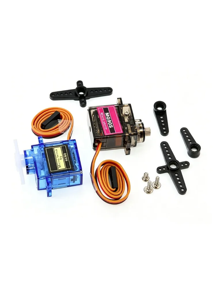 SG90 MG90S 9g 180-360 Mini Mikro Serwo Silnik DC Inteligentna Elektronika dla Arduino Robotów RC 250 450 Helikopter Samolot Samochód Łódź DIY — zdjęcie produktu 2