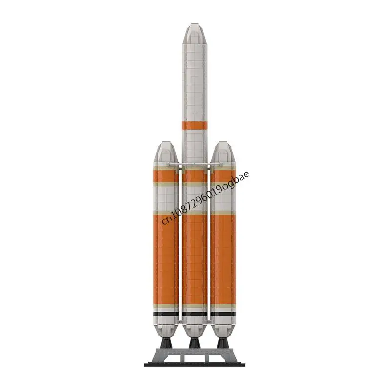 New 1853Pcs Popular Space Technology Series Moc Delta Iv Heavy Model Custom Puzzles Diy Creative Ideas Kids Toys Birthday Gifts