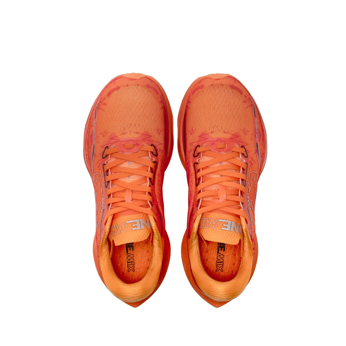 ONEMIX Herren Carbon-Laufschuhe Stoßdämpfend Hochelastisch Atmungsaktive Sportschuhe für Umfassendes Training – Detail 8