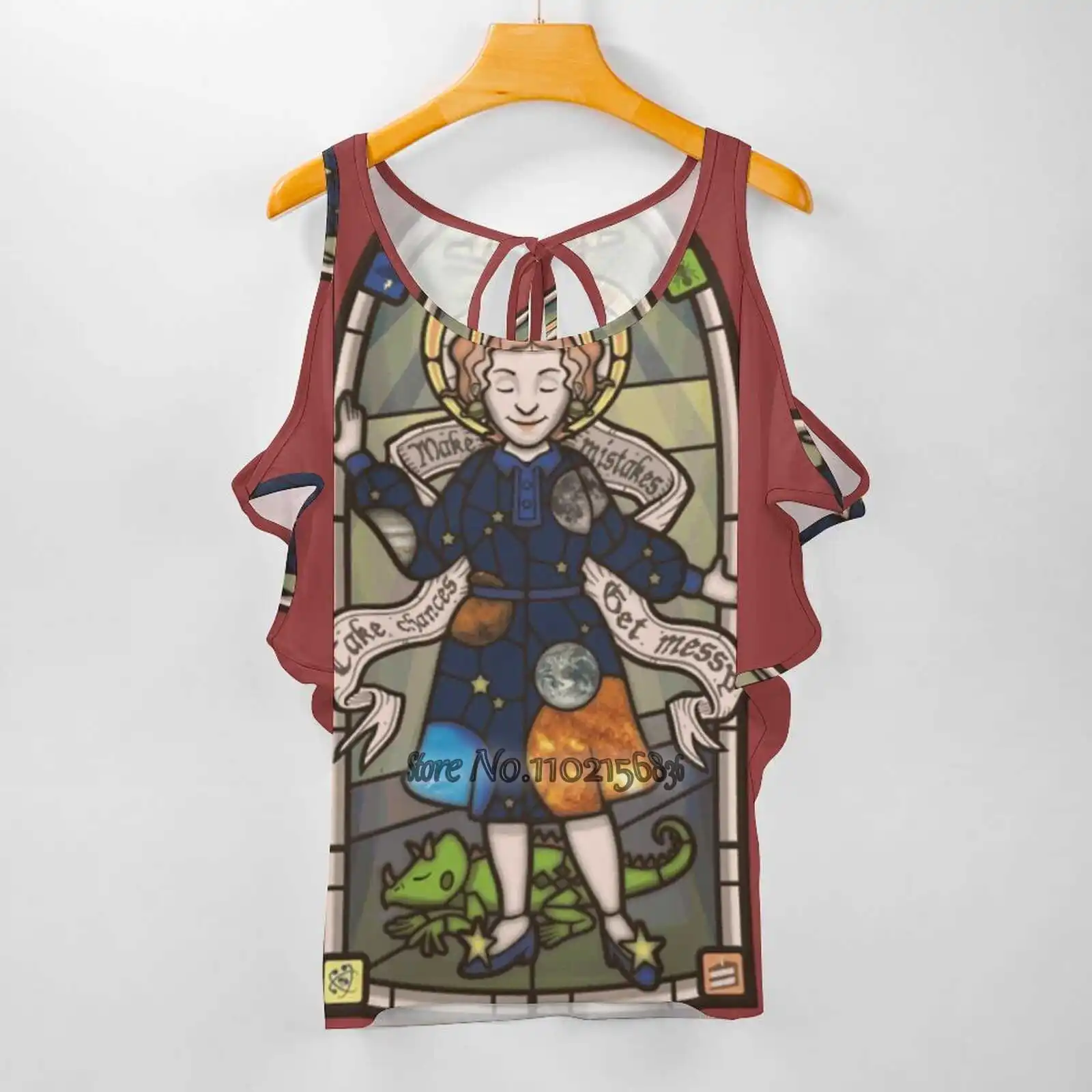 Nostra Lady Of Sexy T-shirt Casual Top Pullover donna Top Back allacciatura T-shirt Magic School Bus izzle Msb Miss Frizzle