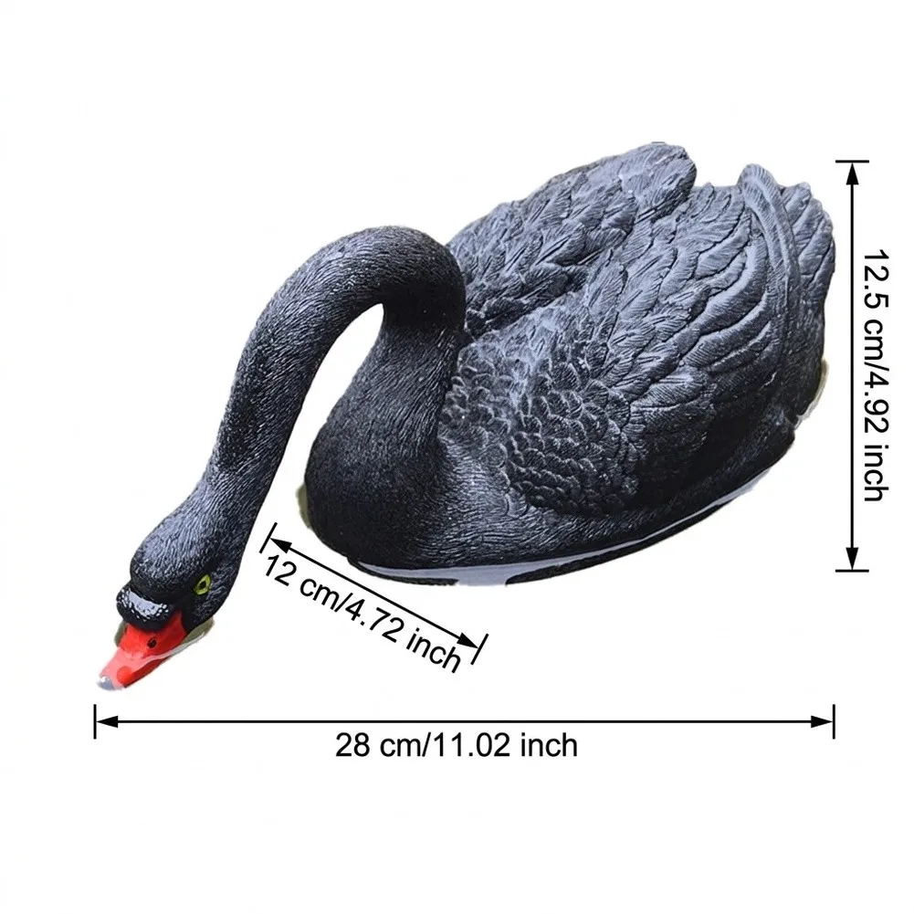 Outdoor Floating Goose Made from Weather Resistant Resin Suitable for Year-Round Exposure in Temperate Climates