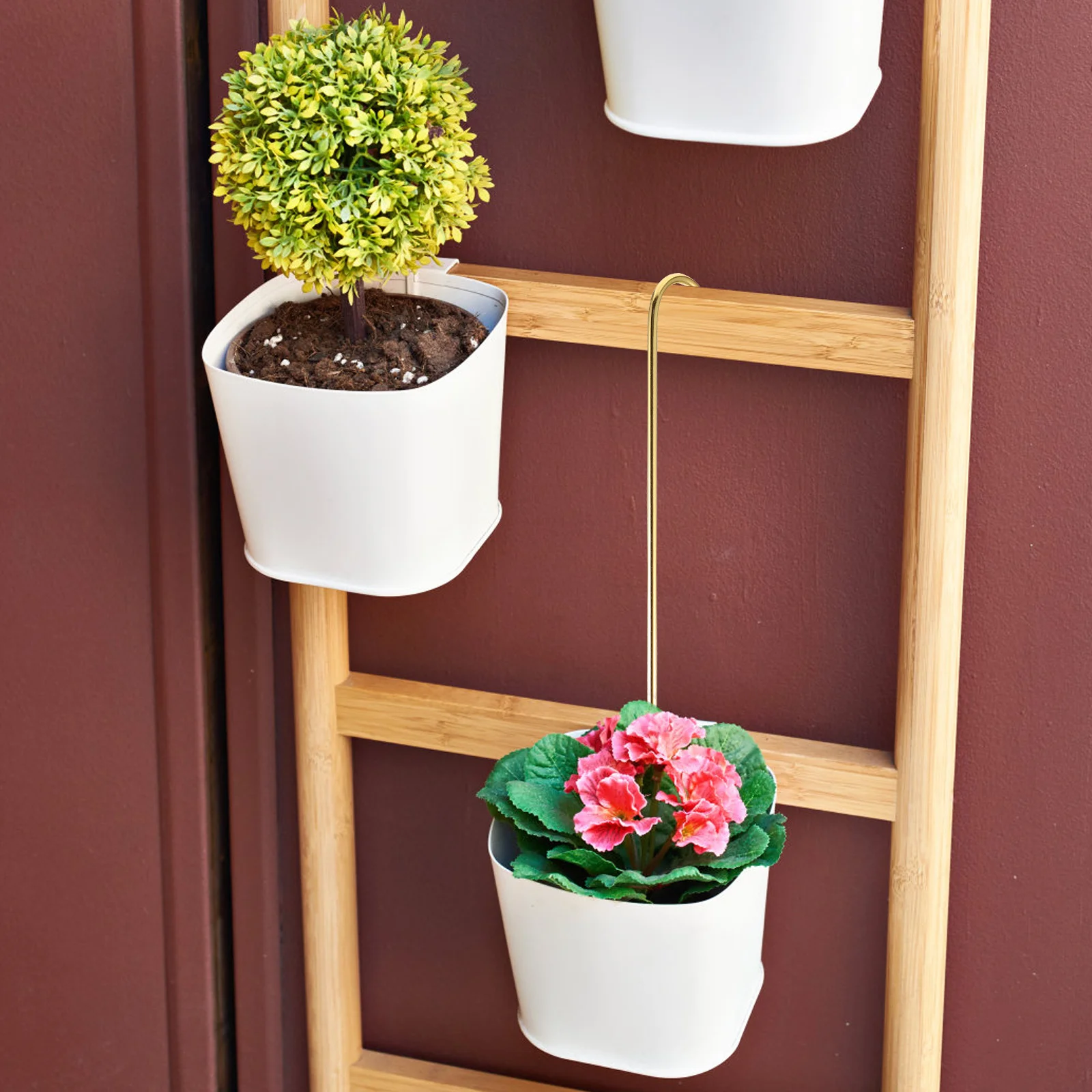 

10Pcs Hanging Hooks Heavy Duty Long Planter Garden Hooks for Indoor Outdoor Decoration Long Flowerpot Hanging Hook