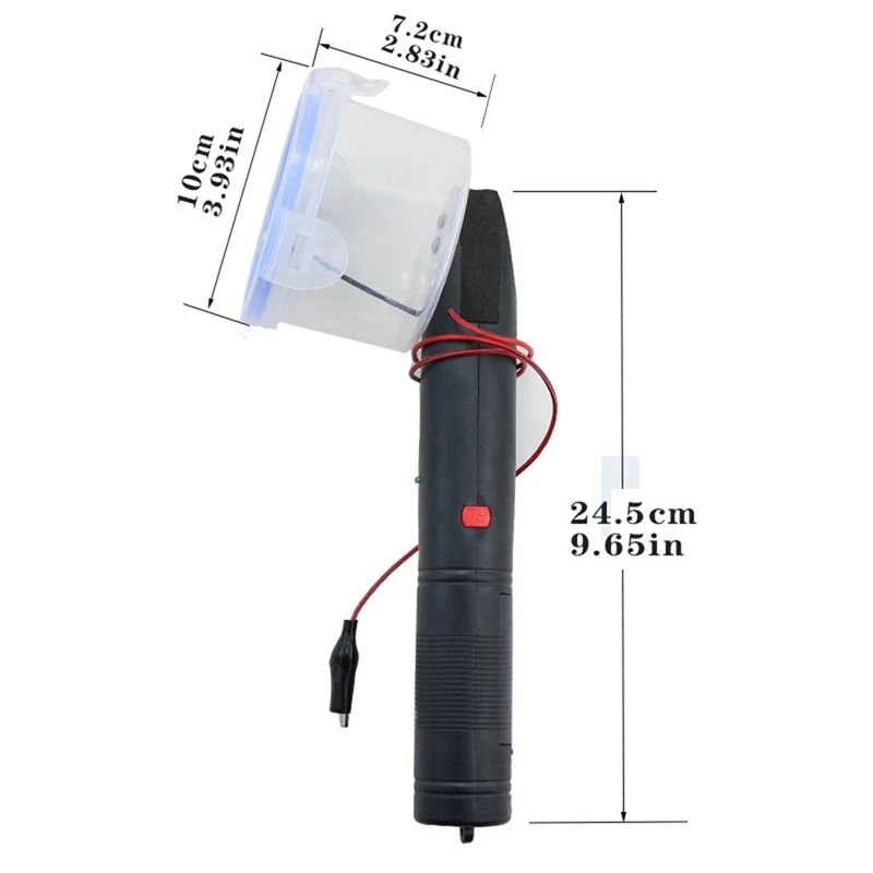 Strumento per modello di edificio Versione a batteria Floccaggio elettrostatico Decoratore per interni auto fai-da-te