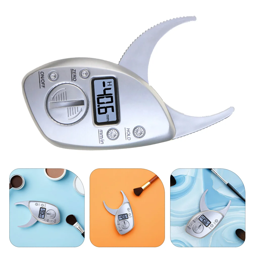 

1pc For Fitness Men Women Analyzer Silver Body Caliper Body Tester Fat Caliper Analyzer Fat Tester