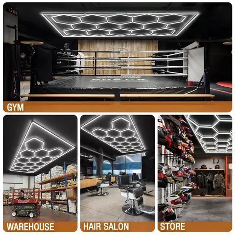 8 best sales led garage hexagonal - №7