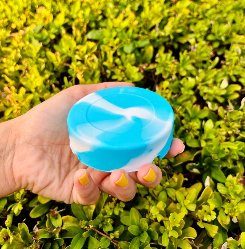 Unbreakable Silicone Round Ashtray Smoking Accessories-3in