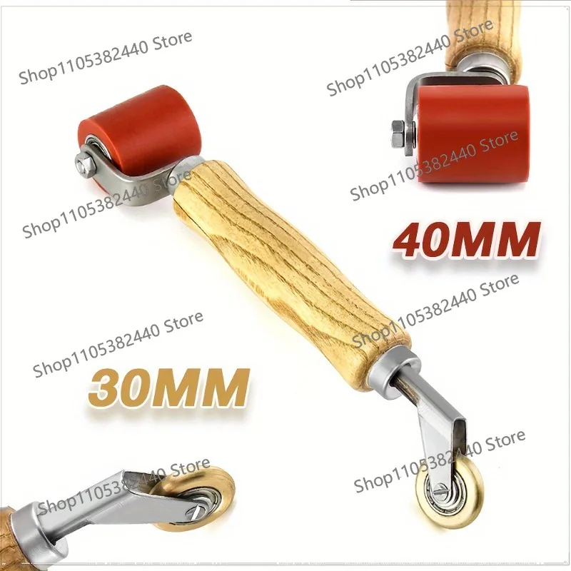 For PVC Film Welding Silicone Roller, Dual-Axis Pressing Tool for Edge Sealing & Sheet Joining