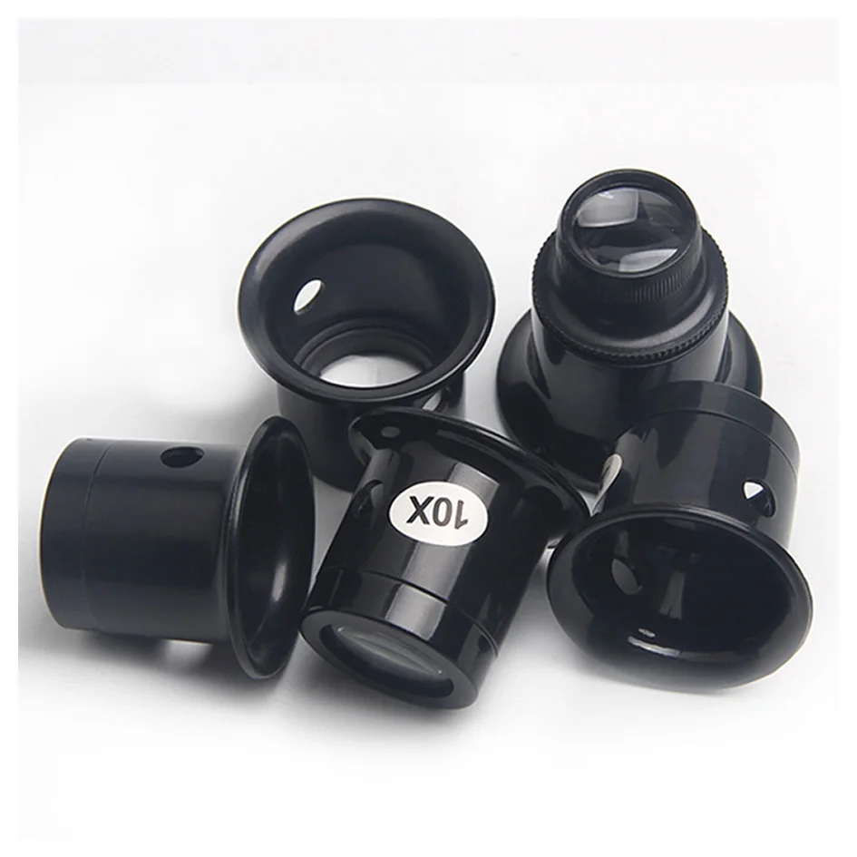 

Eye clip magnifier 3X/5X/10X/15X/20X Watch repair magnifier boutique Glass lens simple inch mirror wholesale