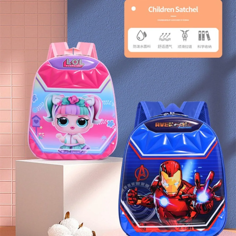 New Bumblebee Children School Backpack Frozen Iron Man Multiple Fashionable Breathable Light Layering Waterproof Backpacks Gifts