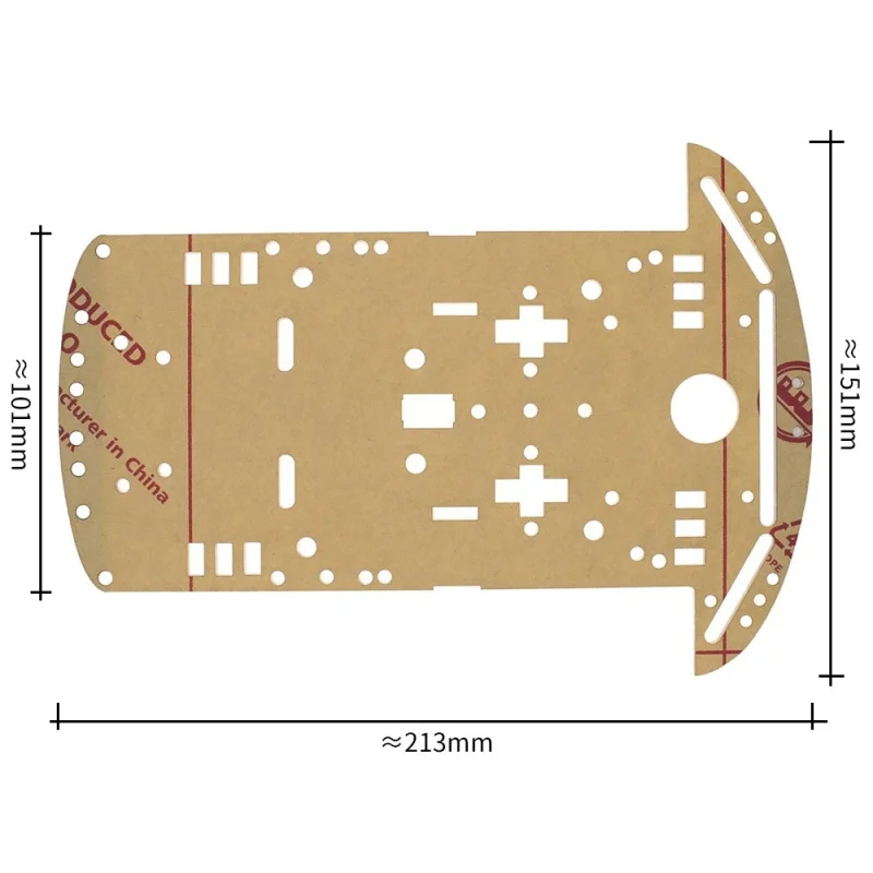 Châssis de voiture/voiture de traço/châssis de voiture robot/mesure de vitesse/batterie incluse chariot 2WD