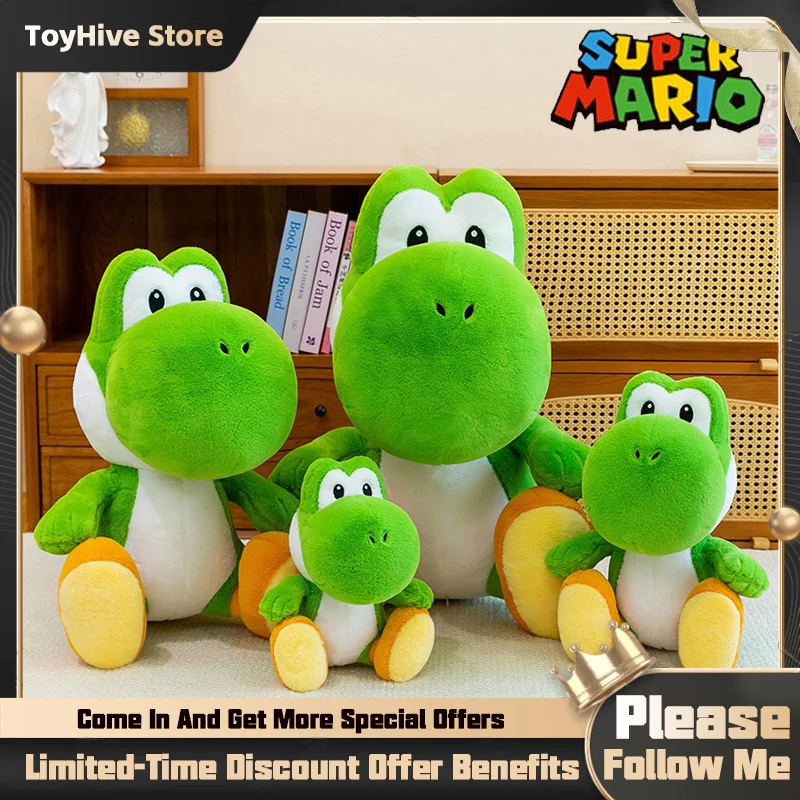 New Large Size 70cm Super Marios New Cute Bros Yoshi Plush Toys Doll Yoshi Dragon Plush Soft Stuffed Animals Toys Birthday Gifts
