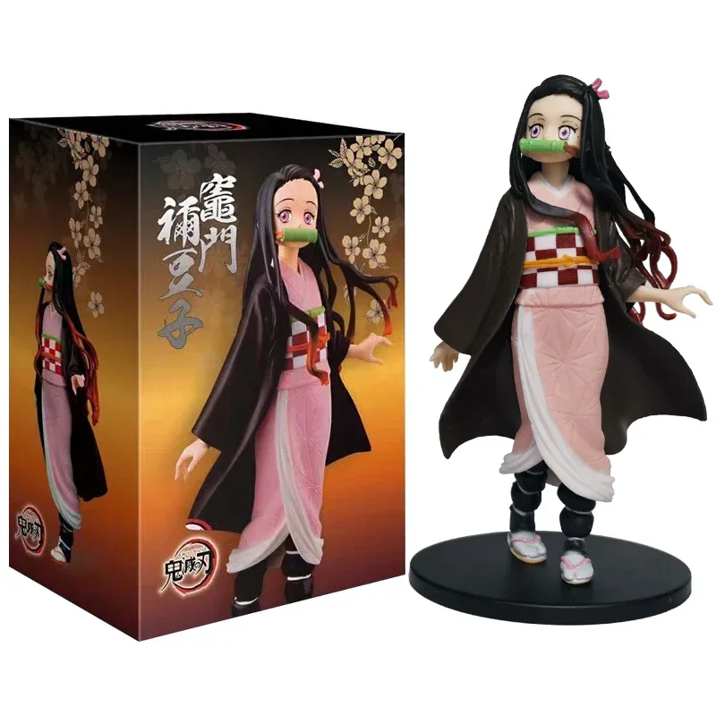 Anime Figur Dämonen töter Figuren Kimetsu keine Yaiba Puppe Tanjiro Nezuko Zenitsu Figur Inosuke Krieger Action figur Modell Spielzeug