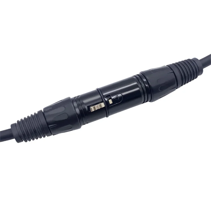 Cable dmx de 1 m para consola controladora dmx, luces láser con cabezal móvil, 1 metro, calidad superior, 10 unidades por lote