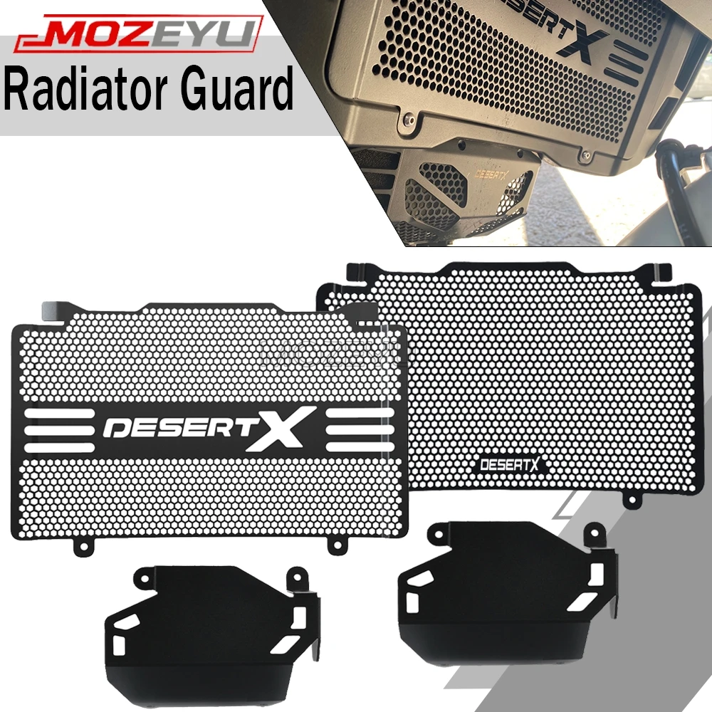 

For DUCATI DesertX 2022 2023 2024 2025 2026 Desert X Rally 2024-2025 Motorcycle Radiator Guard Cylinder Head Guard Complete Set