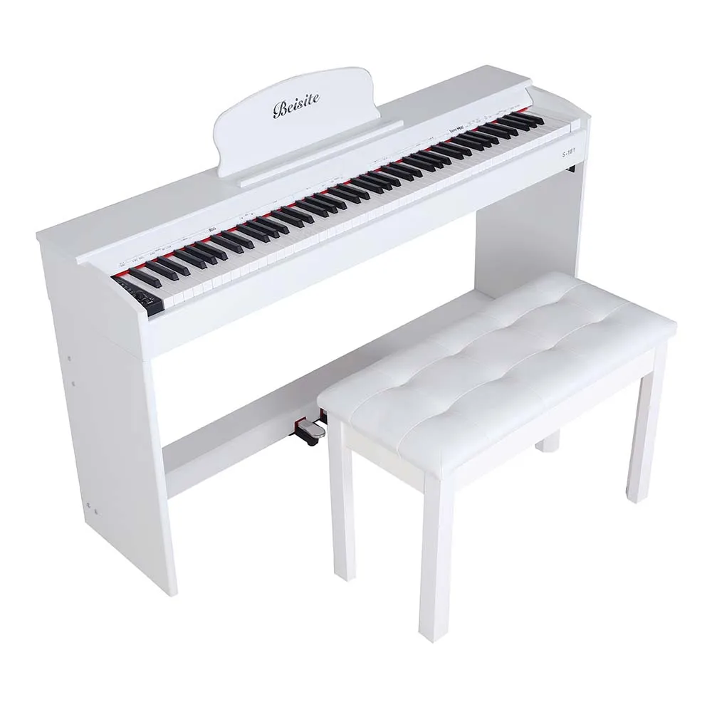 New Style 88 Key Weighted Digital Piano Desk Drawer Design