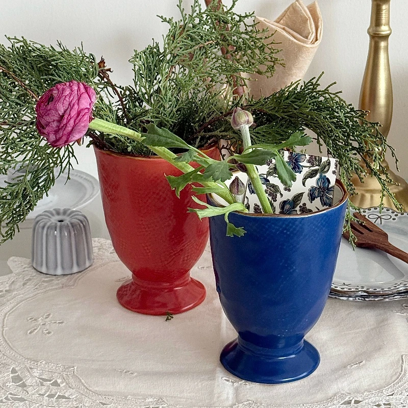 French Korean Style Home Decoration Vase Декор Для Дома Jarrones Room Decor تحف كبيره للمنزل Flower Vases Decoration Maison