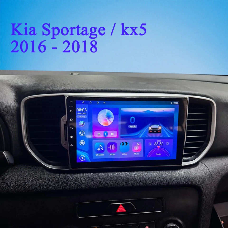 

For Kia Sportage KX5 2016 - 2018 Autoradio Stereo Video Audio DVD Player With GPS Navigation System Carplay Android Auto 4G Sim