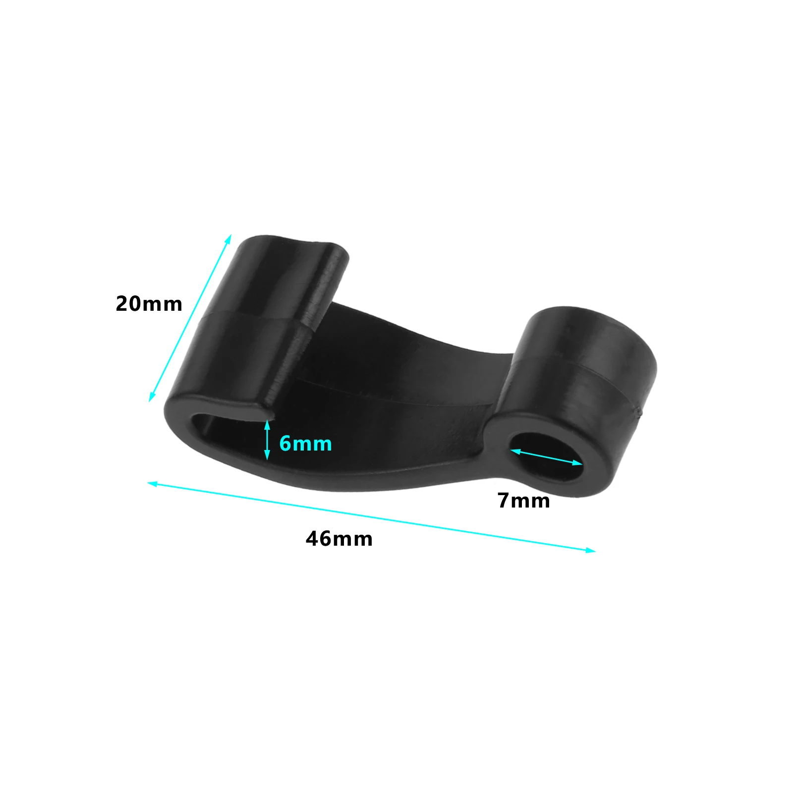 46*20mm Multifunction PVC Snap Fasten Rope Hooks Clip for Inflatable Boats Fishing Rafts Car Marine Boat Cover Kayak Accessories