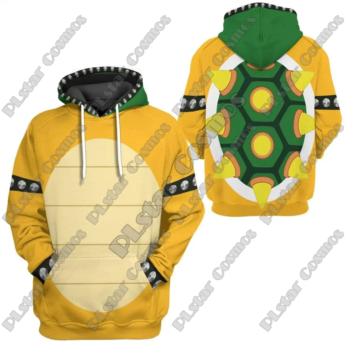 

Bowser 3D Printed Men For Women hoodies Harajuku Streetwear Fashion Sweatshirts Jacket Cosplay Costumes