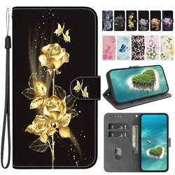 Stand Flip Wallet Case For OPPO A18 A17 A16K a15 A12E A5 A9 2020 A8 A7 A31 A11X A3S A5 PRO 5G Flip Painted Pattern Wallet Case