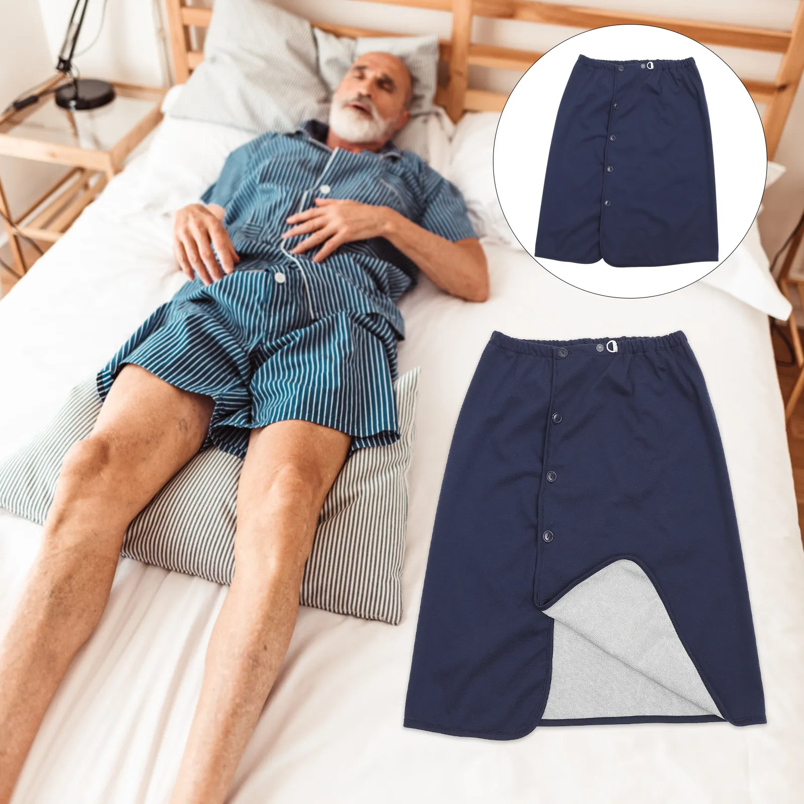 

Многоразовая моющаяся подгузная юбка для взрослых: защита от недержания для пожилых людей, комфортная, дышащая, с защитой от протеканий, для ежедневного использования