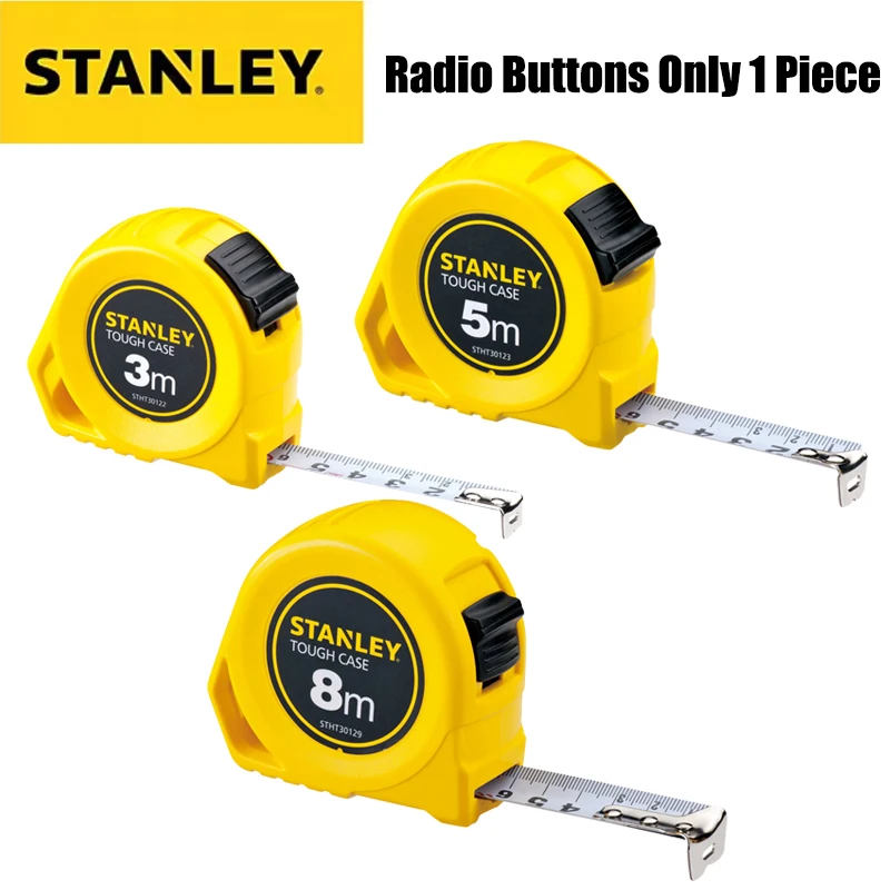 

Stanley STHT30122 STHT30123 STHT30129 3/5/8mm Metric Easy Hook Tape Measure Precision Scale Portable Measuring Hand Tools 1PCS