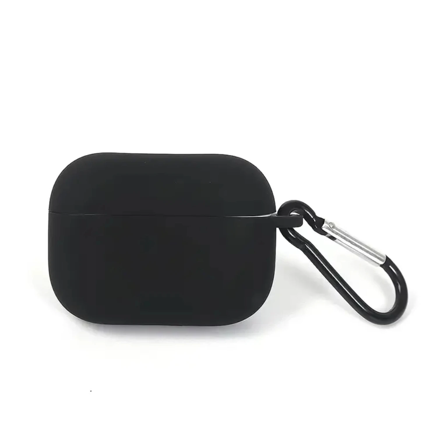 

1pc Black Silicone Case Compatible With Airpods