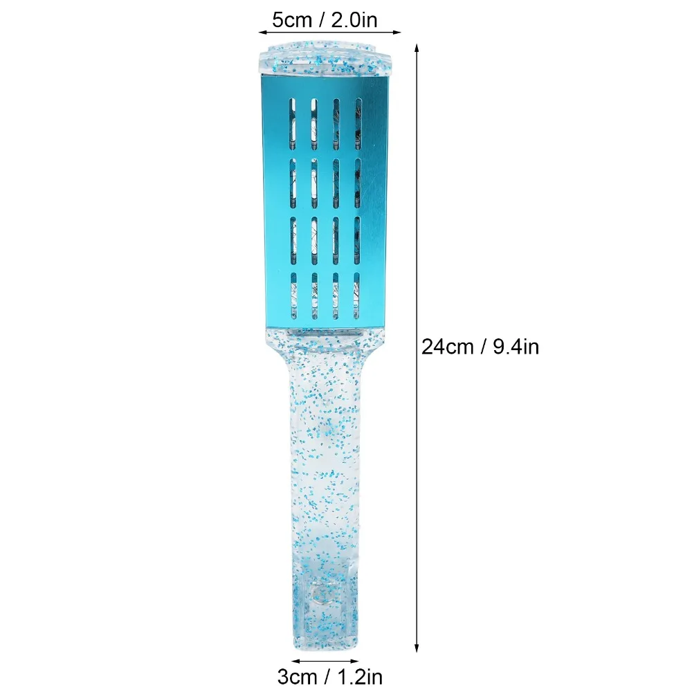 Multifunction Hair Straightener Clamp Brush ABS Exquisite Straightening Clamp Brush Blue Double Sided Straightener Brush - view 6