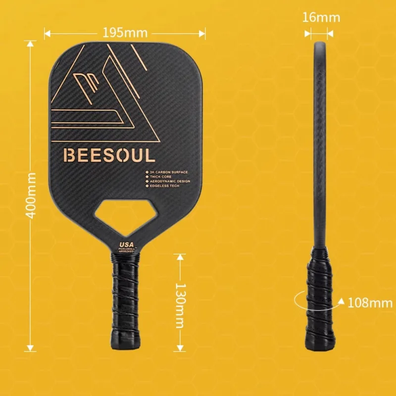 Pickleball Paddle Pickleba A High-end Match Training Racket Made of Fiberglass is Available for Fiess and Sports Pickleballs