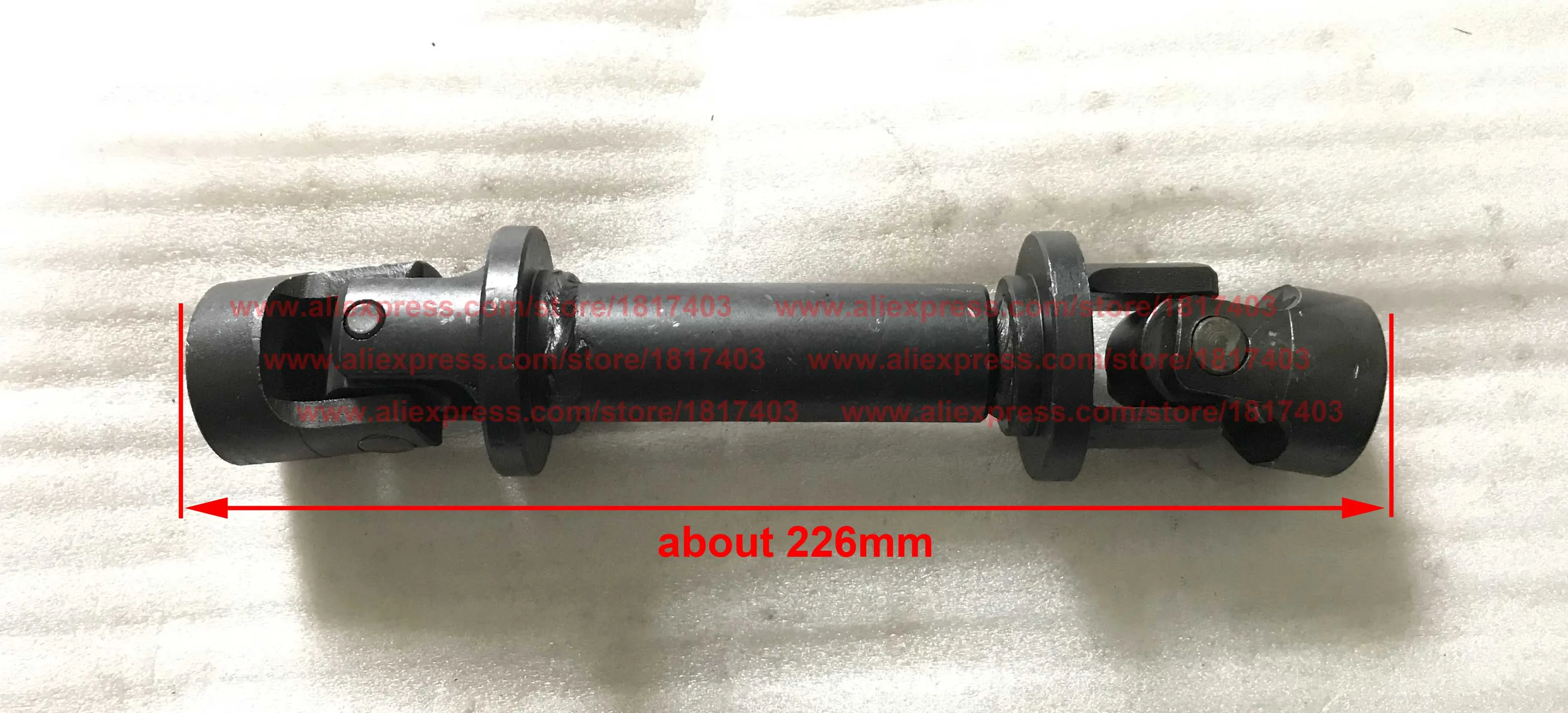 24PMF.033 Inner drive shaft weldment + 24PMF.034 Outer drive shaft weldment, WC-6 / WC-8 Wood chipper, Town Sunny Hanmey Jinma