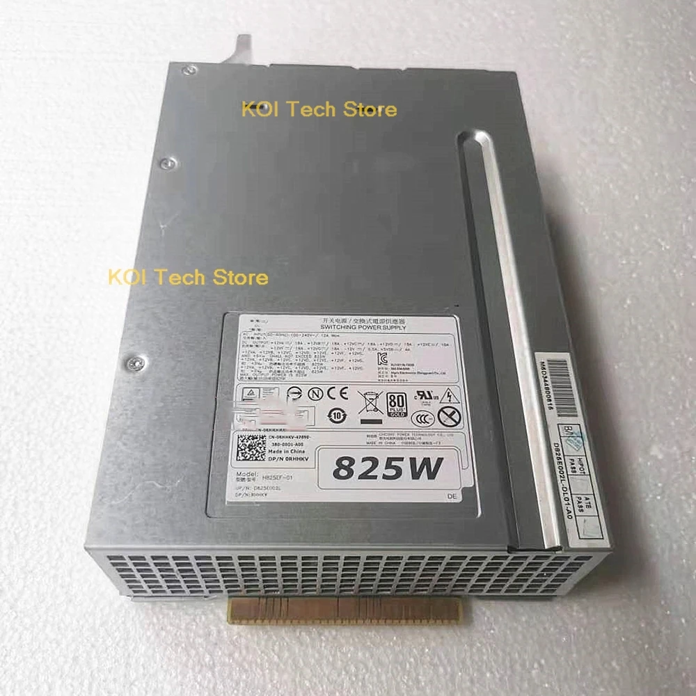 RHHKV 0RHHKV H825EF-01 For DELL T5610 T7810 825W Server Power Supply D825EF-01