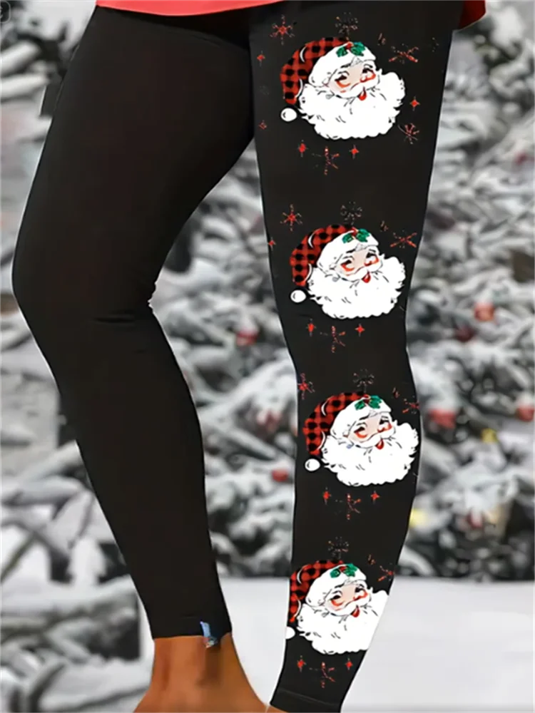 

Women's Leggings christmas leggings Stretchy Slim Tights Sexy Fashion Yoga Pants Trendy Cool Workout Trousers