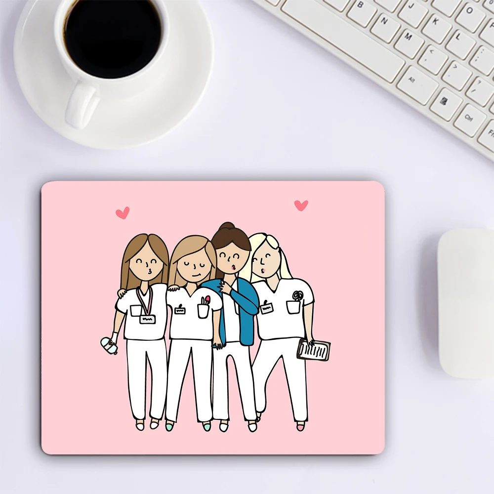 Doctor Nurse Medical Medicine Health Small Mouse Pad Computer Gaming Accessories Keyboard Mouse Mat Desk Pad PC Gamer Mousepad