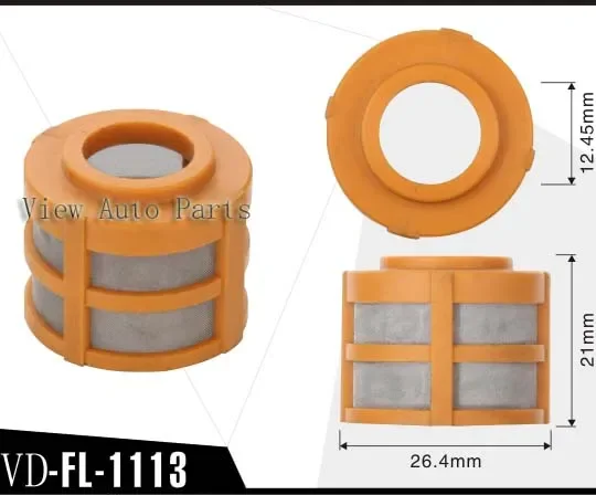10 set per kit di riparazione e servizio iniettori ugello MPI con alimentazione superiore, inclusi O-ring Viton filtro VD-RK-0039