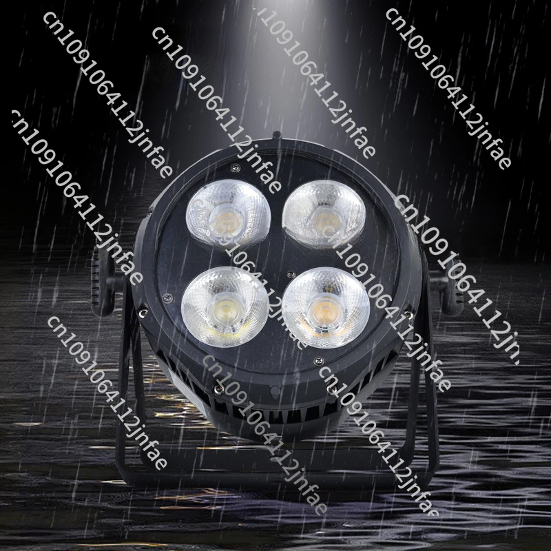 Waterproof 4 Eyes Cob Led Par Lights 4X50W Flat Aluminum 200W 4 Eye Cob Par Warm Waterproof Led Cob Par Lights Ip65