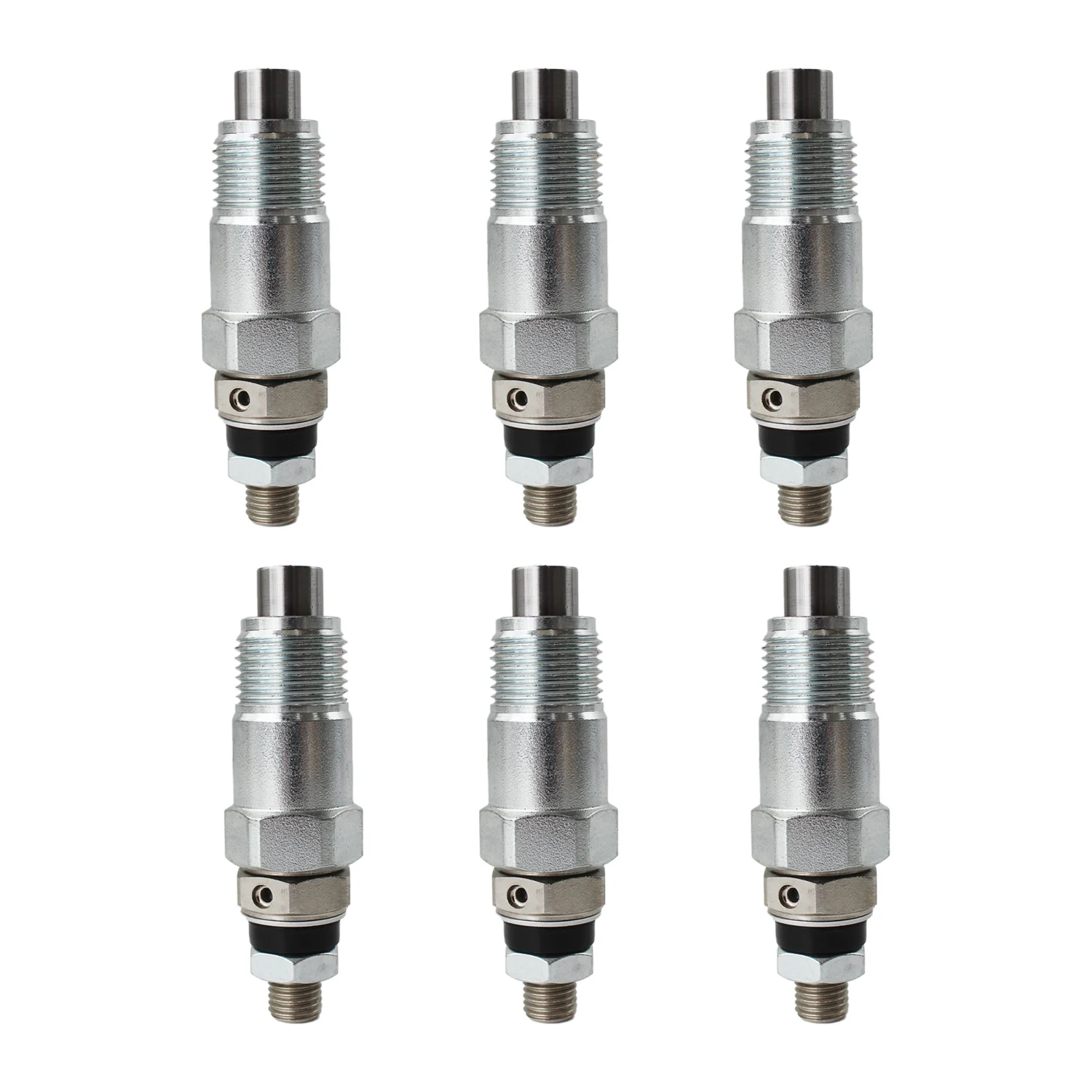 6pcs Fuel Injectors 093500-1810 23600-48011 093500-1800 23600-56011 for Toyota 2B/B 2J/2H Engine