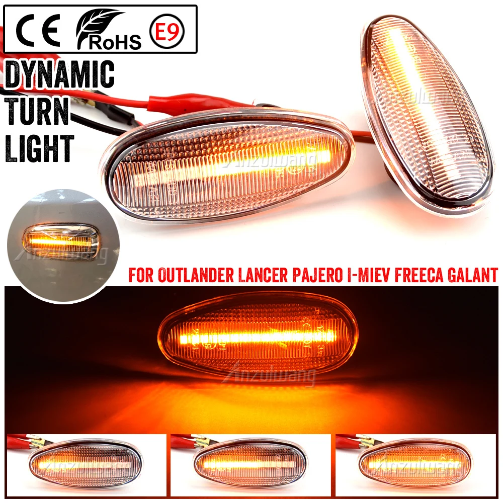 For Mitsubishi Lancer Outlander 2003-2005 2006 Front Left Right Side Fender Marker Parking Light Lamp MR522027 Fit