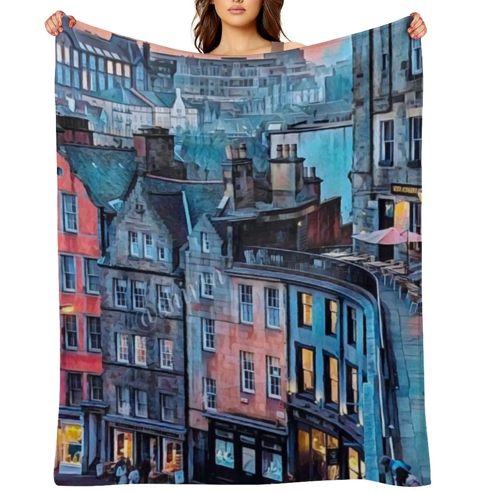 

Edinburgh Throw Blanket halloween manga valentine gift ideas Blankets For Sofas Blankets