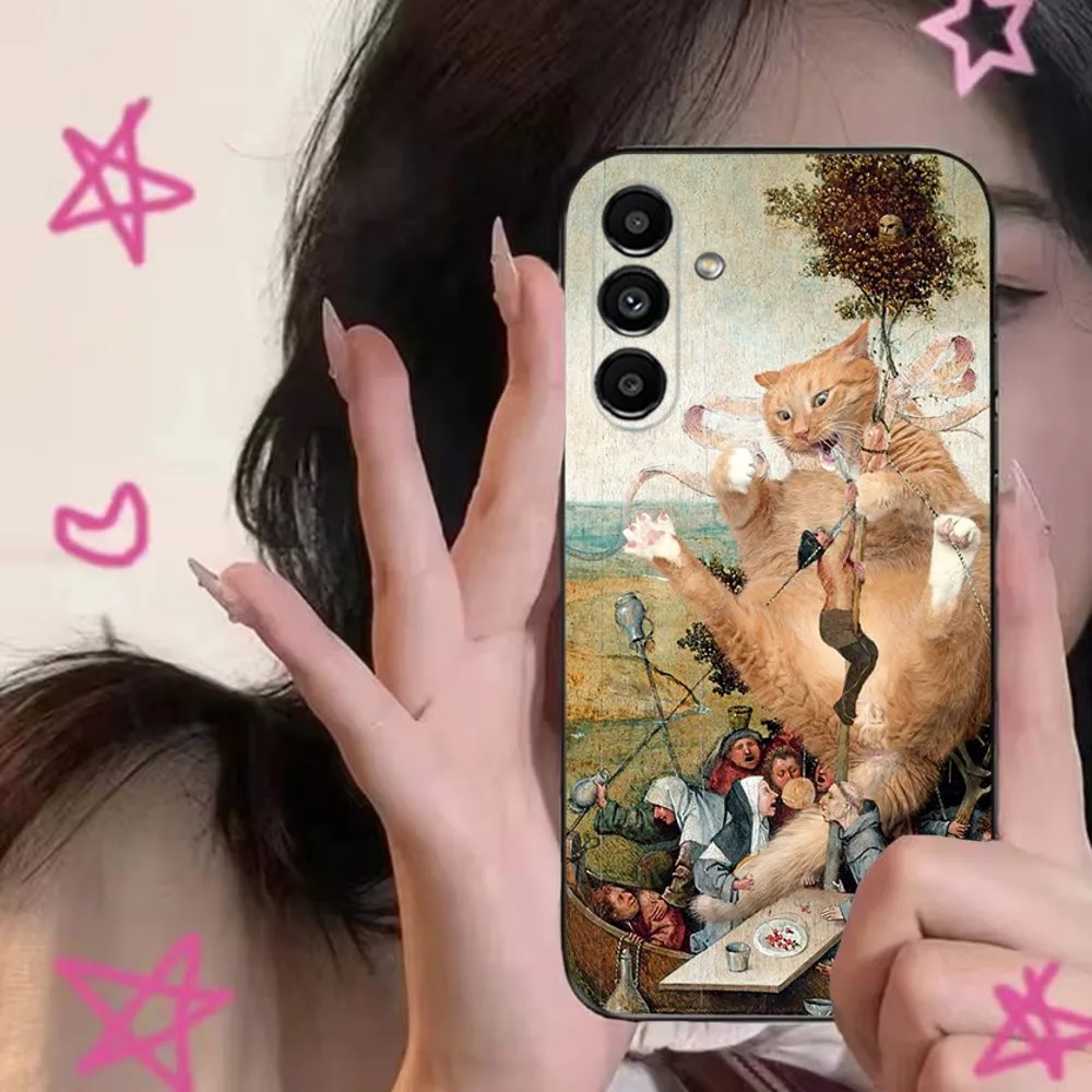 Hieronymus Bosch Art   Phone Case For Samsung S24,S21,S22,S23,S30,Ultra,S20,Plus,Fe,Lite,Note,10,9,5G Black Soft Cover